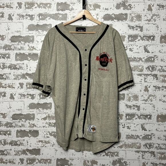 Hard Rock Cafe Save The Planet Button Up Jersey Size XL Cotton - Picture 3 of 8